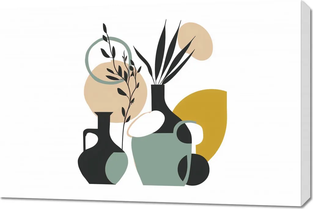 Quadro Astratto 90x60 cm | Design Modernista per Arredo Minimal