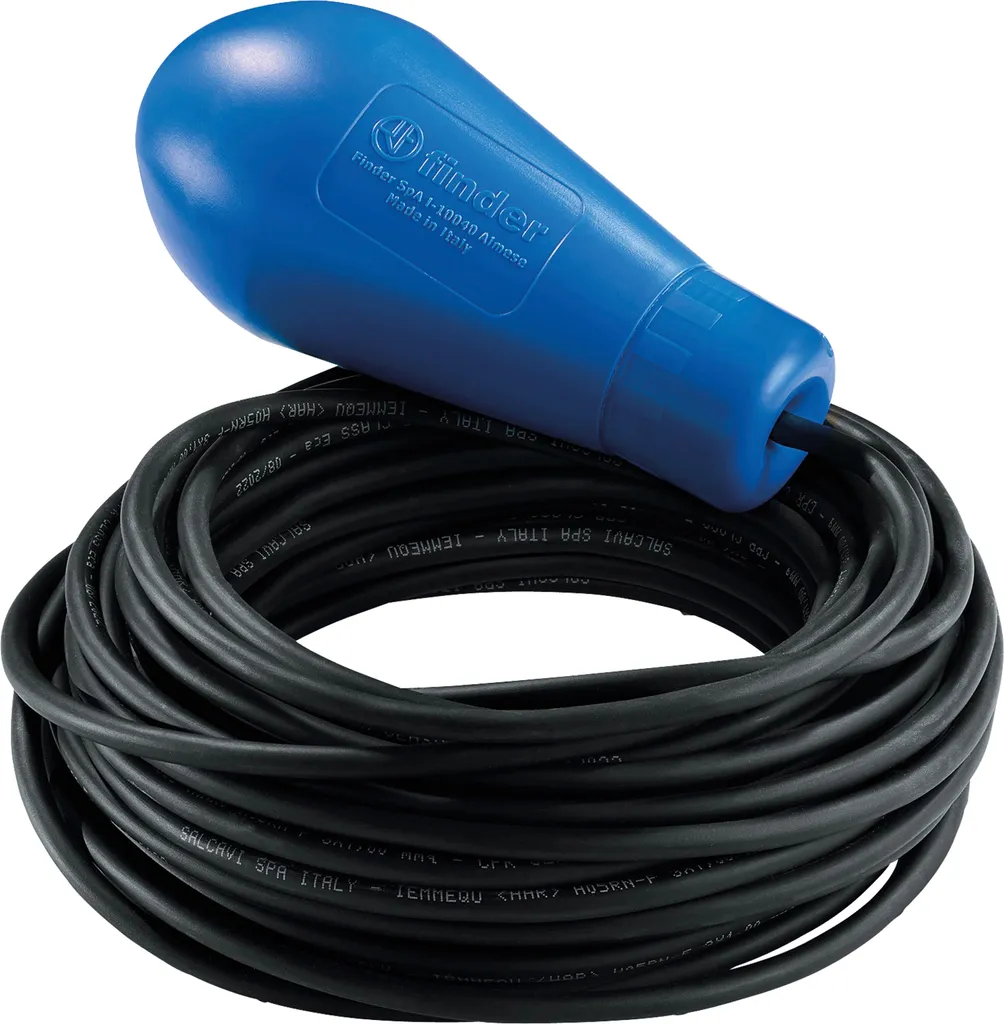 Interruttore a Galleggiante Finder 72.B1.1.000.0501 - 10A Cavo 5m Neoprene