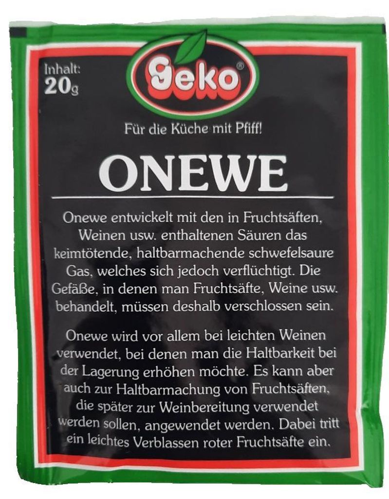 ONEWE - Konservierungsmittel SPAR-Pack mit 5 Beuteln a´ 20g Produktbild 