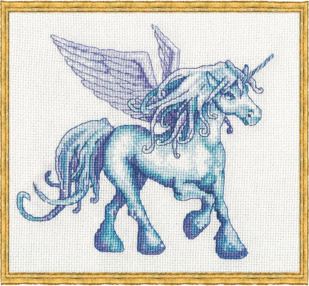 Nimue Point de Croix Malycorn - Kit Broderie 47K Motif à Compter 18x16cm