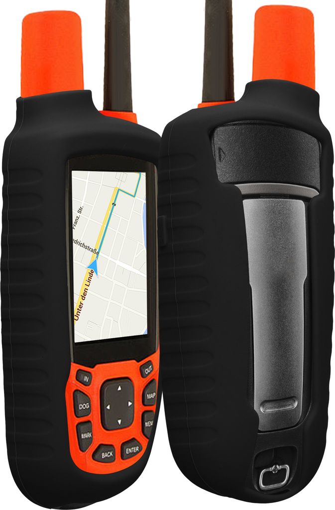 kwmobile Hülle kompatibel mit Garmin Astro 430 / Astro 320 - Schutzhülle für GPS Handgerät in Schwarz