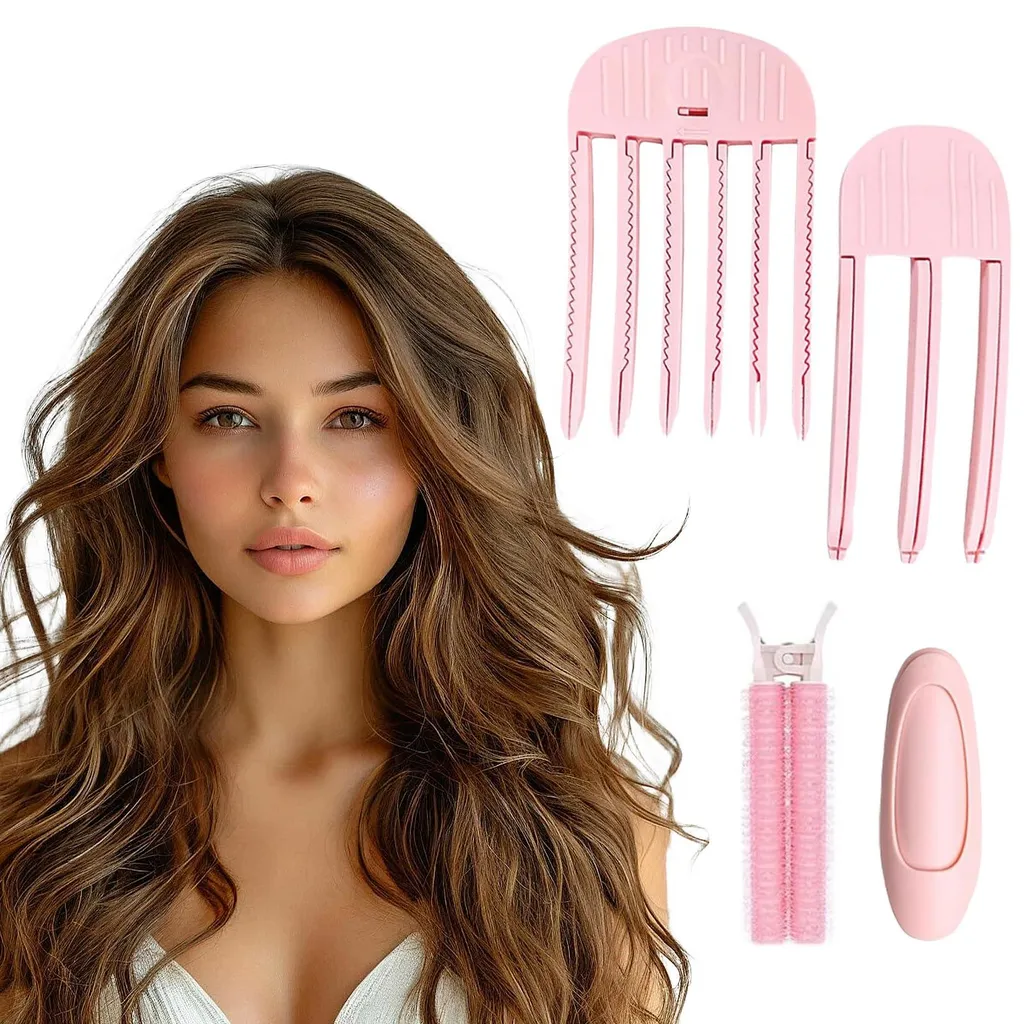 Barrettes Invisibles Volumatrices Roses pour Volume Racine sans Chaleur