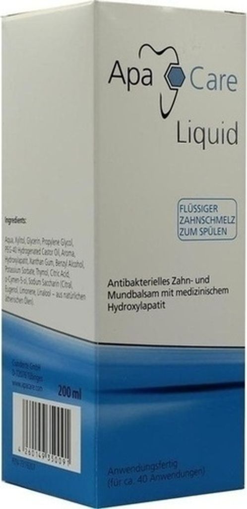 A product box for Apacare Liquid.