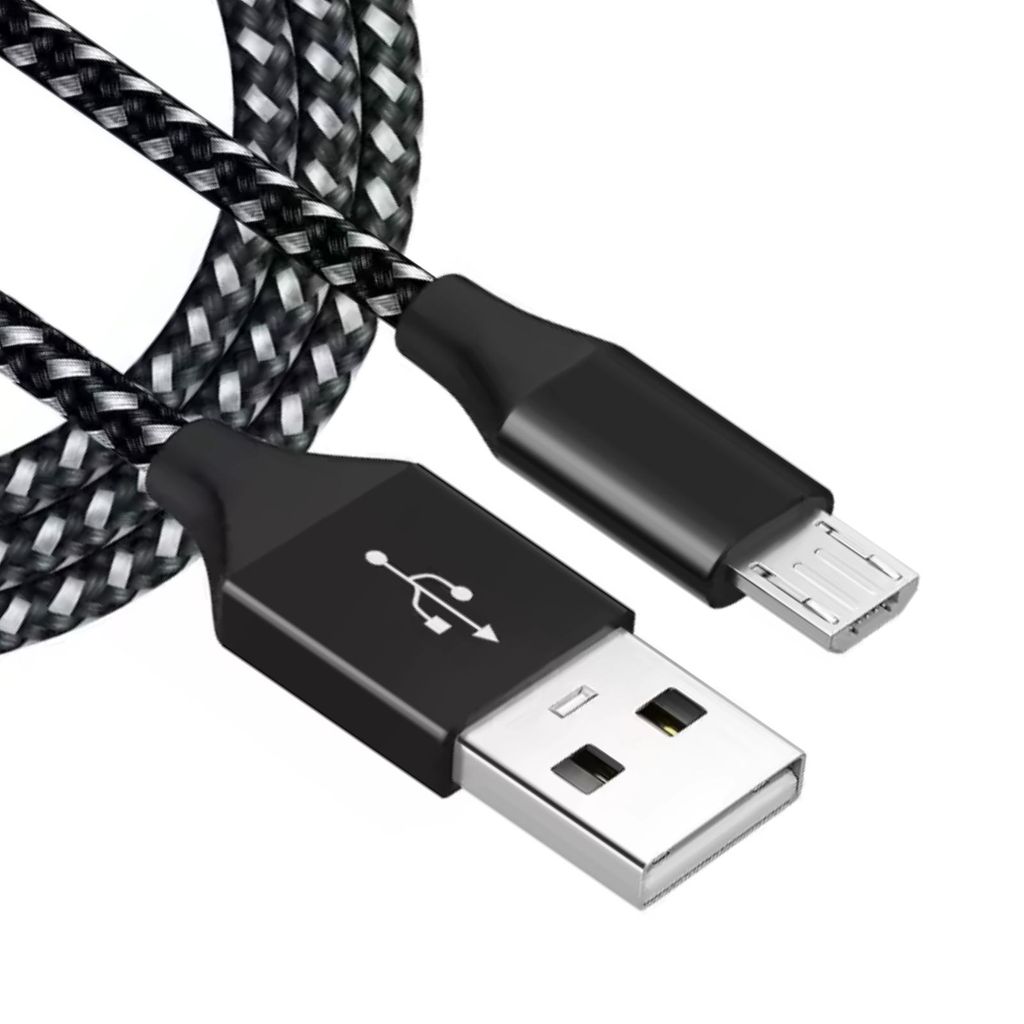Schnell-Ladekabel Datenkabel 1 meter geflochtenes Nylon Produktbild 
