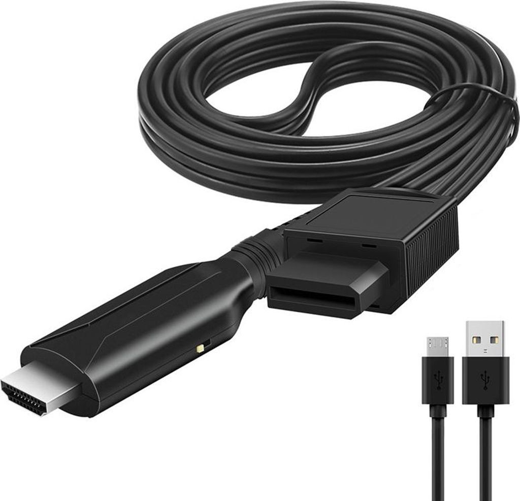 1m Wii zu HDMI Konverter Kabel HD Video Audio Adapter für DVD TV