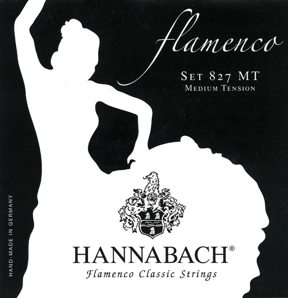 Hannabach 827MT Flamenco Cordes Guitare Anti-Oxydation Tension Medium