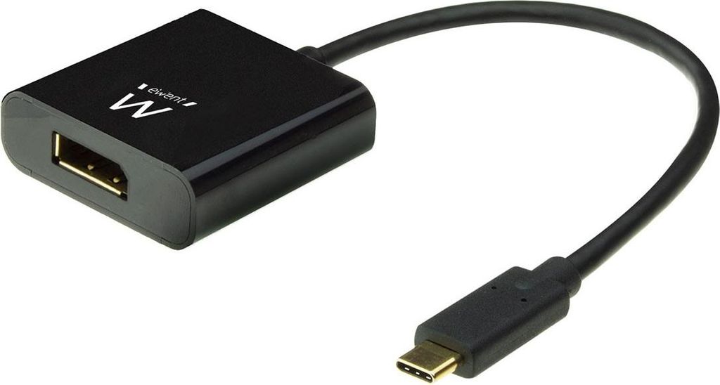 Ewent Adapter EW9825 USB-C auf DisplayPort 4K Schwarz