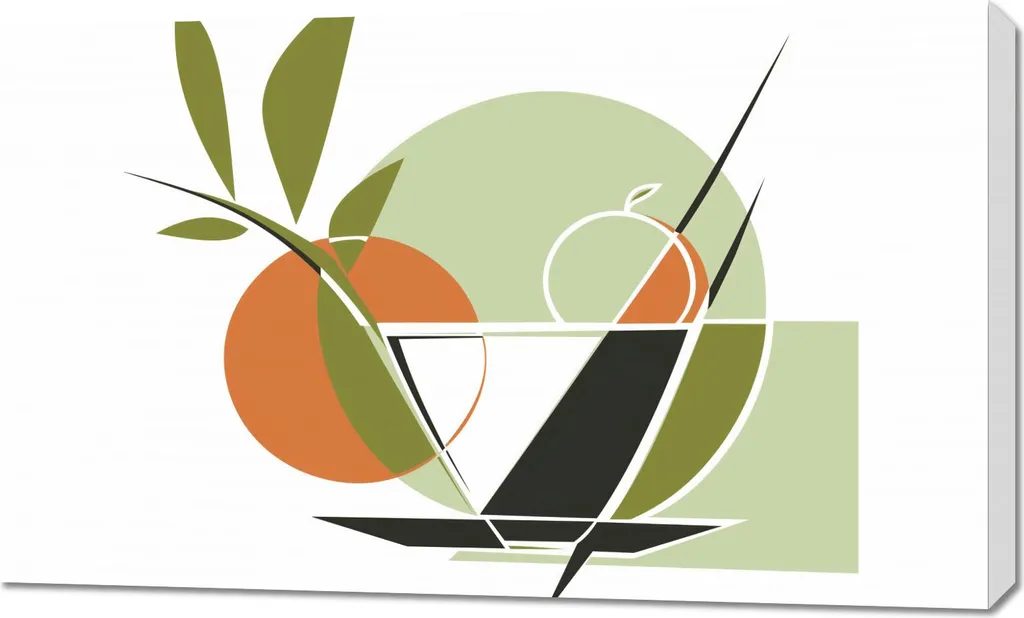 Égayez une Cuisine Sombre avec ce Tableau Thé aux Fruits 100x60 cm