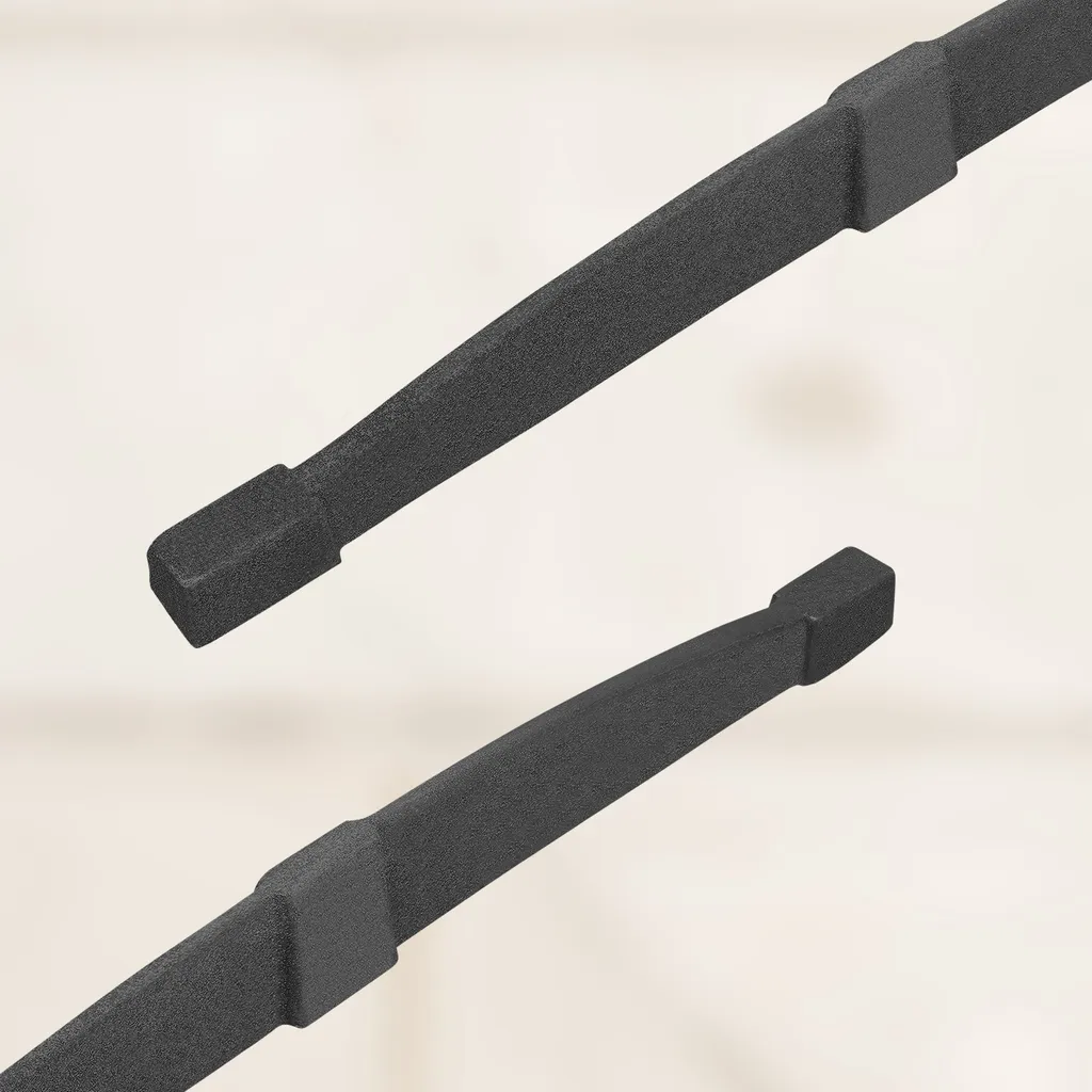Pièce de rechange : Grille d'angle en fonte 595mm pour insert et feu - 7