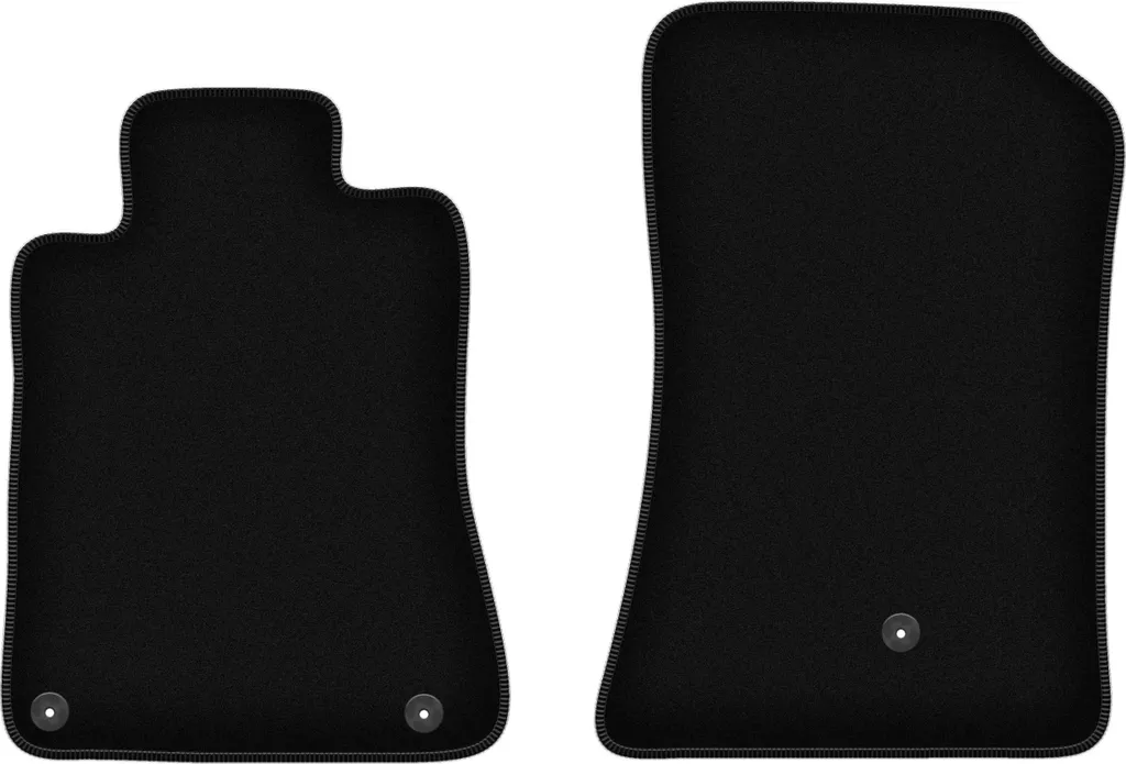 Tappetini Velluto Mercedes SL R129 (1998-2002) - Set 2 Pezzi Nero