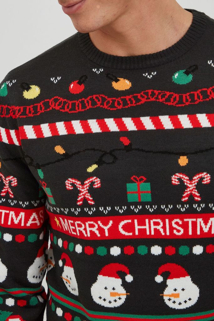 11 Project PRRuben Herren Strickpullover Weihnachtspullover Produktbild 4