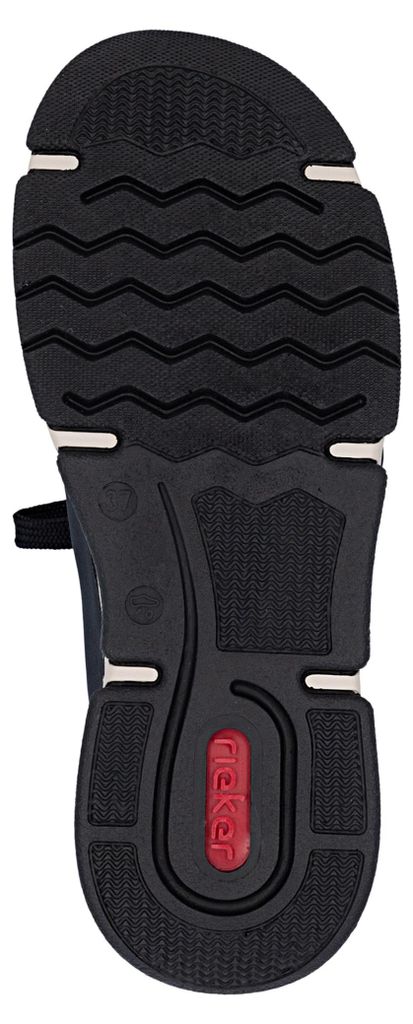 Rieker Damen Sneaker Schlupfschuh mit Plateau und weichem Produktbild 
