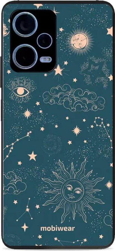 Handyhülle für Xiaomi Redmi Note 12 Pro 5G, Mobiwear Glossy Case, Astraler Staub