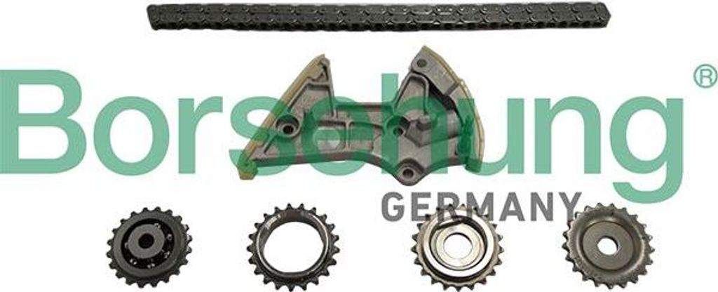 Borsehung B18848 Steuerkettensatz OE 045103319A kompatibel mit A2, Arosa, Cordoba, Ibiza, Fabia, Roomster, Fox, Lupo, Polo 6N, Polo 9N