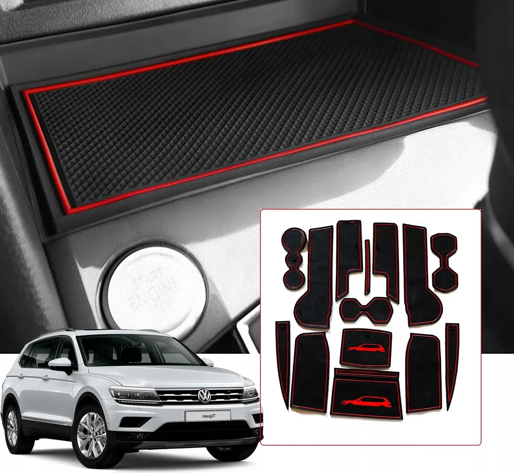 Tappetini in Gomma per VW Tiguan II - Qualità Italiana e Su Misura