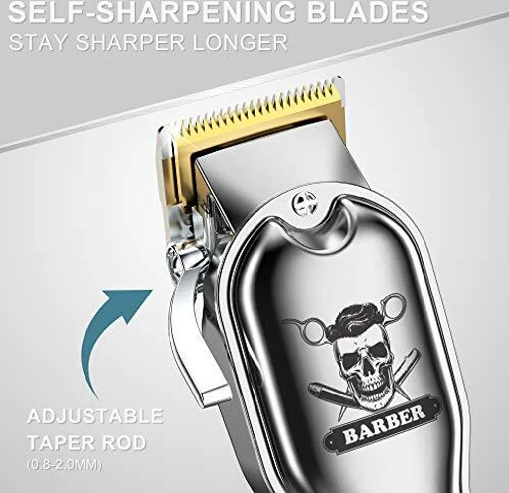 Hatteker Tagliacapelli Uomo Barba Lunga - Display LED Ricaricabile - 3