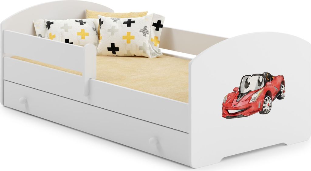 Letto per bambini LUK-BAR 70 x 140 cm con materasso e Immagine del prodotto 