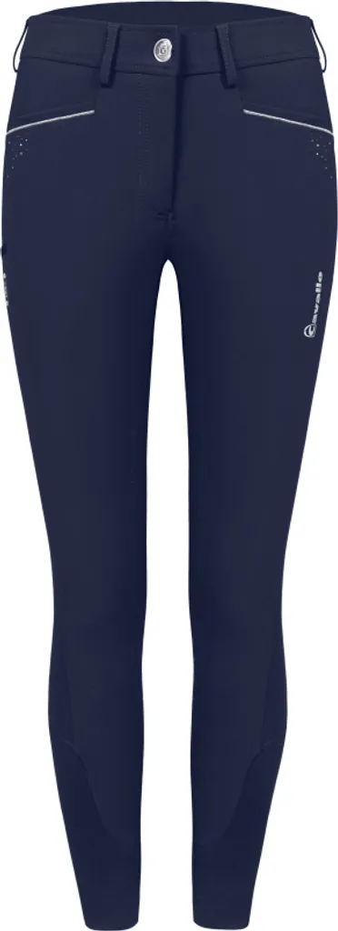 Pantalon d'équitation Cavallo pour le travail en selle bleu foncé