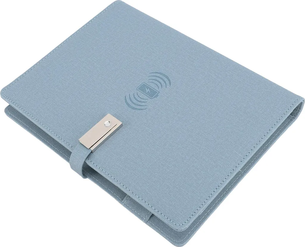 Agenda Smart A5 Blu per Viaggiatori e Business | Wireless & 8000mAh