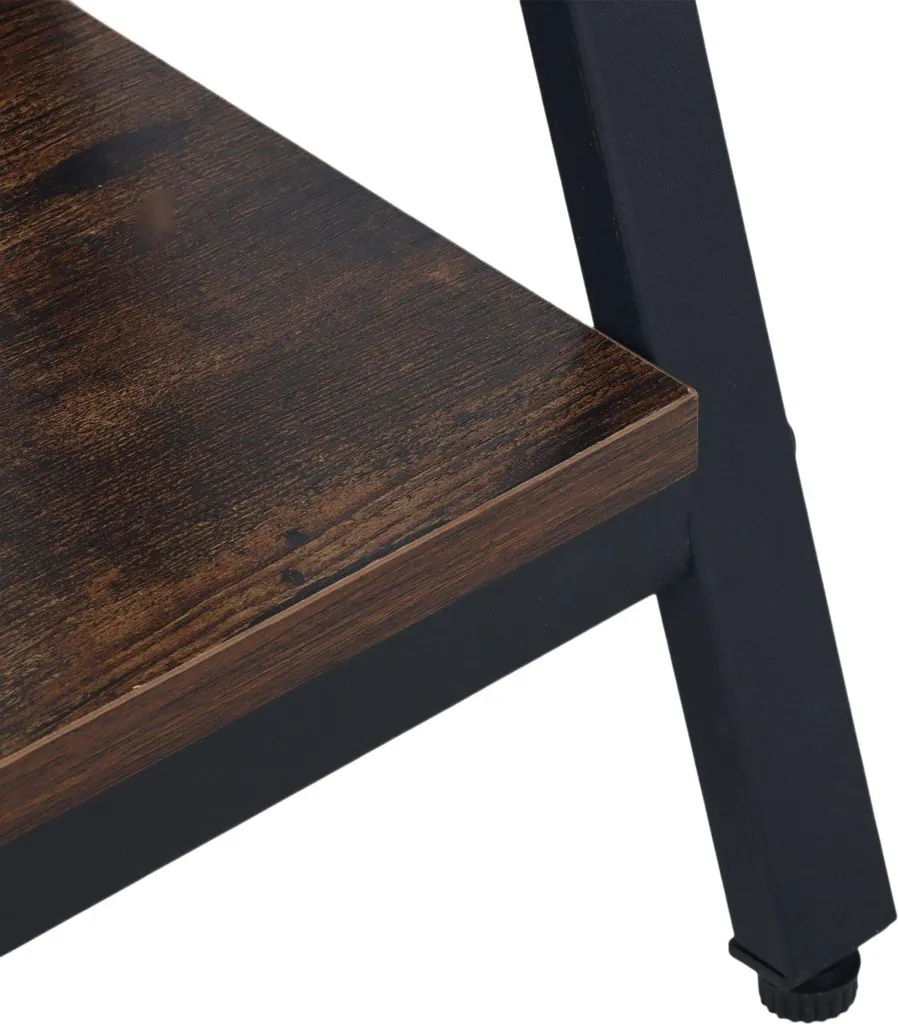 Console industrielle stable à 2 niveaux : le meuble d'appoint idéal - 6