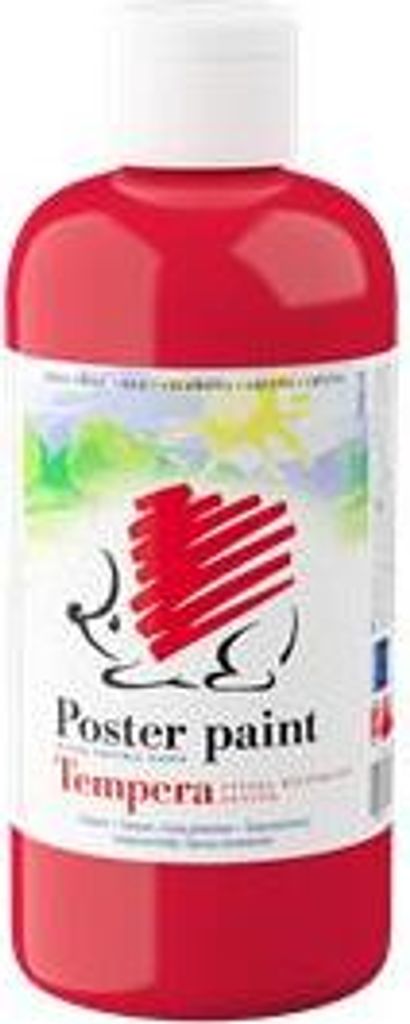 Temperafarbe "Igel", rot, 500 ml, ICO 7270146003
