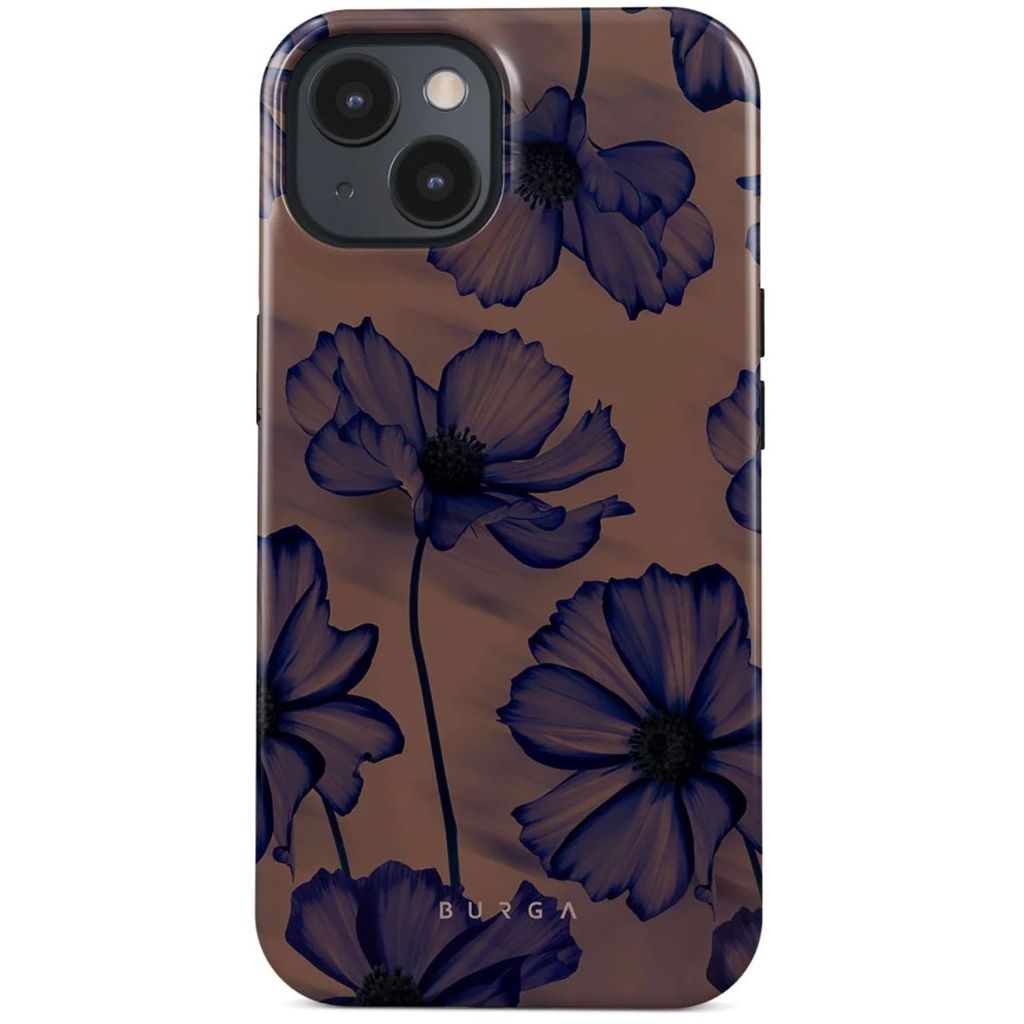 A phone case with a floral pattern.