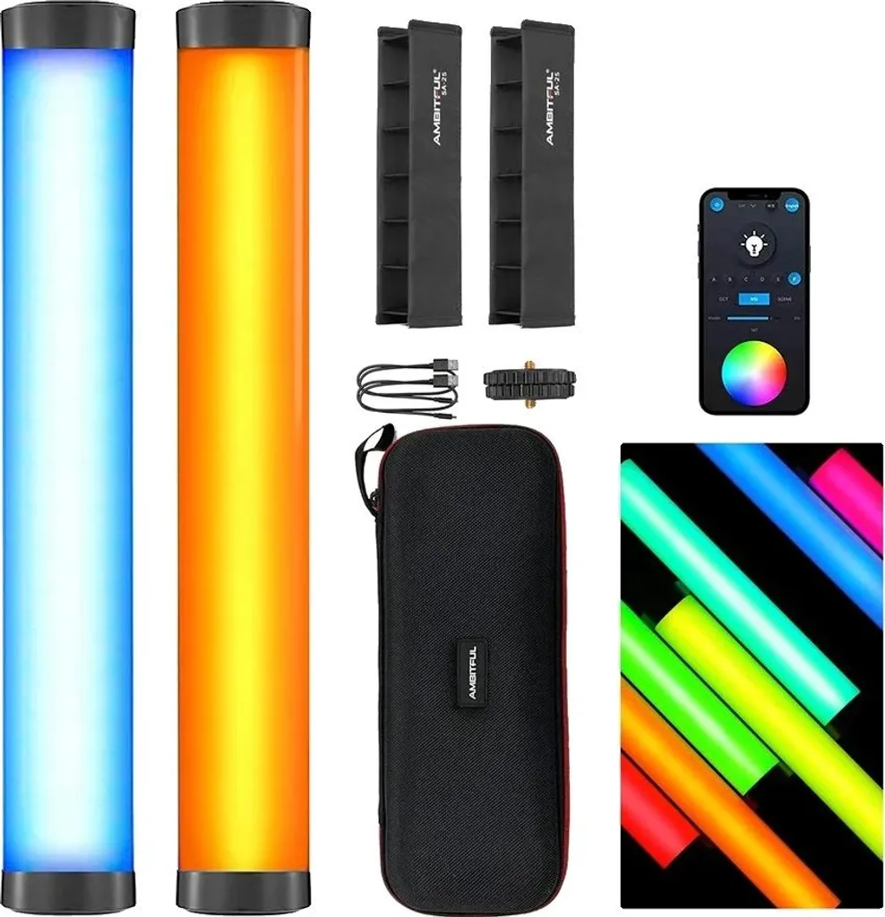 Tube RGB A2 Kit-2 sans fil : fini les ombres dures en vidéo et photo