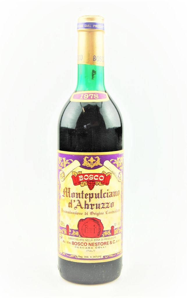 Wein 1978 Montepulciano d ́Abruzzo Bosco
