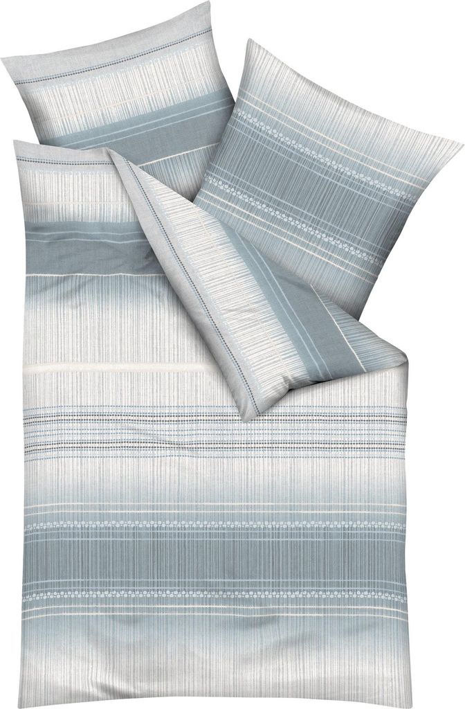 Kaeppel Bettwäsche Charisma" blau 1x 135x200 cm + 1x 80x80 cm"