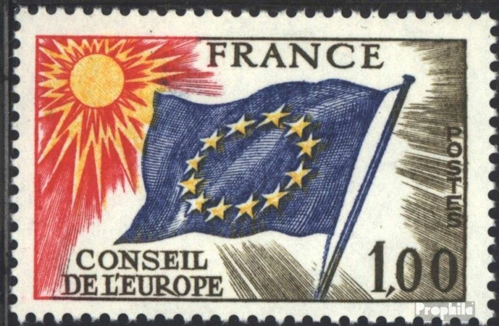Briefmarken Frankreich 1976 Mi DA19 (kompl.Ausg.) gestempelt Europarat