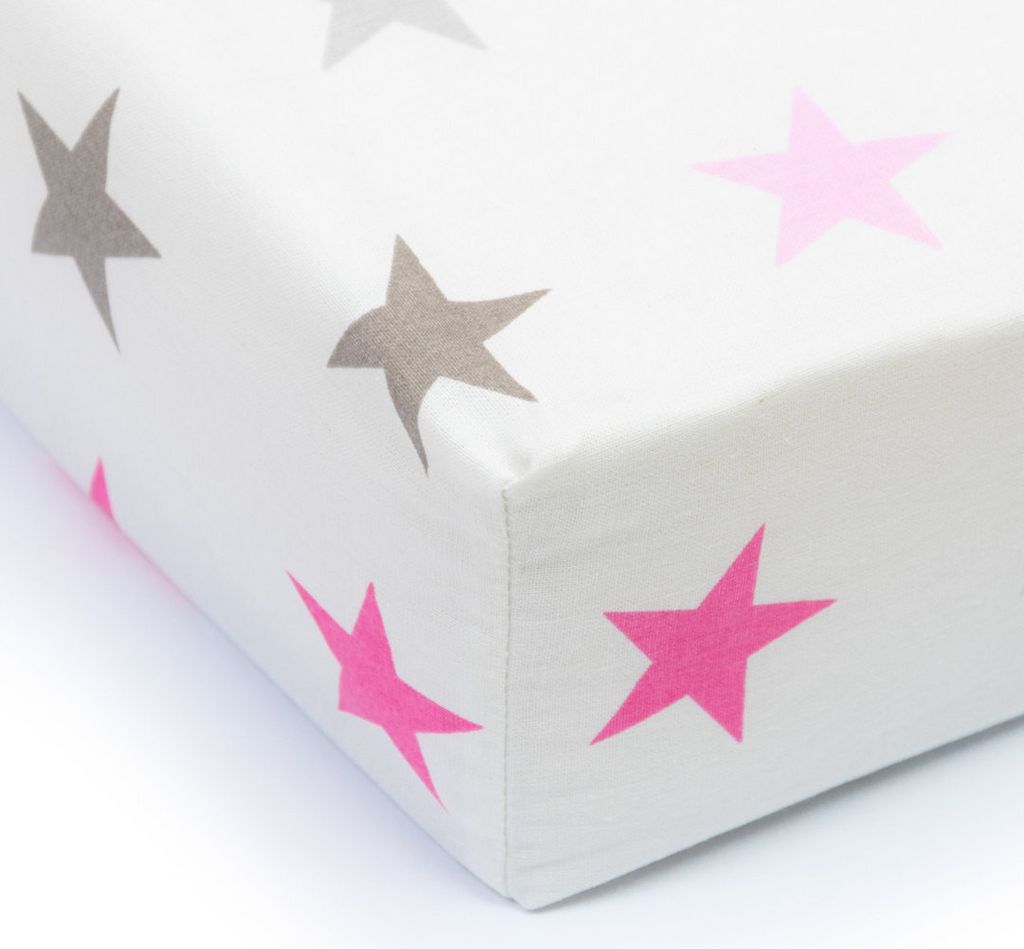 Amilian Spannbettlaken Spannbetttuch für Babybett Kinderbett 70x140 cm, 100% Baumwolle, fürs Baby, Bettwäsche Größe: 140x70 cm