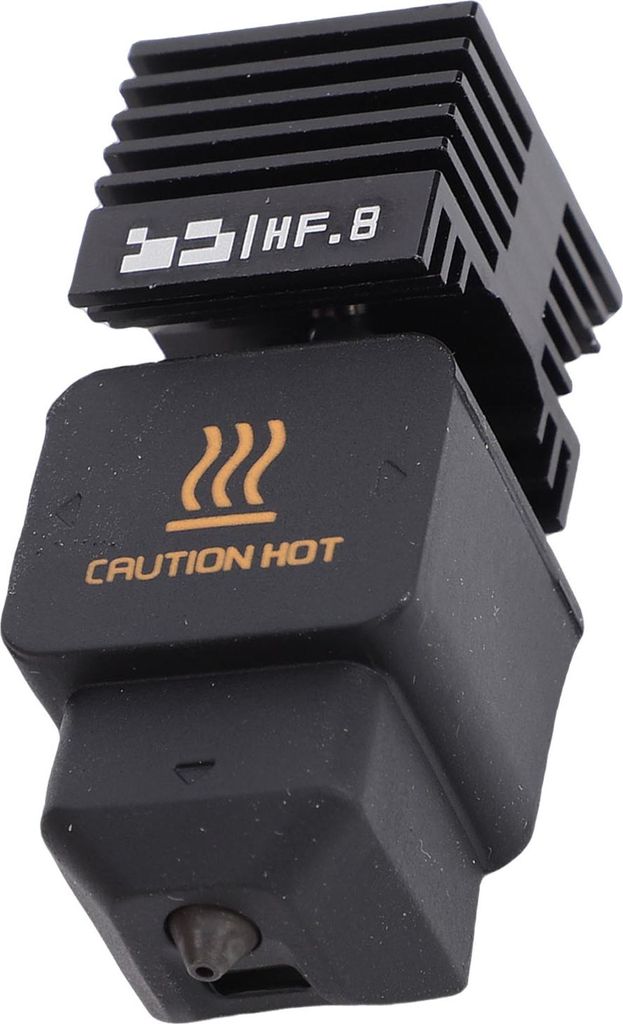 Hotend mit hohem Durchfluss, passend für H2D H2S P2S 3D-Drucker, 0,8 mm gehärtete Stahldüse, integriertes heißes Ende aus Metall