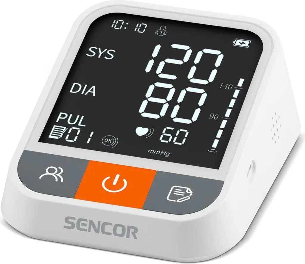 Manomètre Numérique SENCOR SBP 1500WH avec Détection d'Arythmie