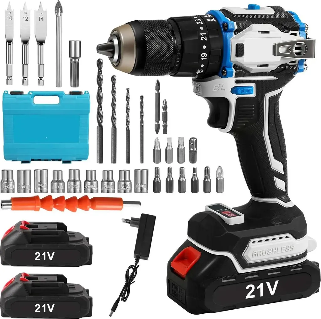 Perceuse visseuse 21V sans fil pour visser sans effort en toute liberté