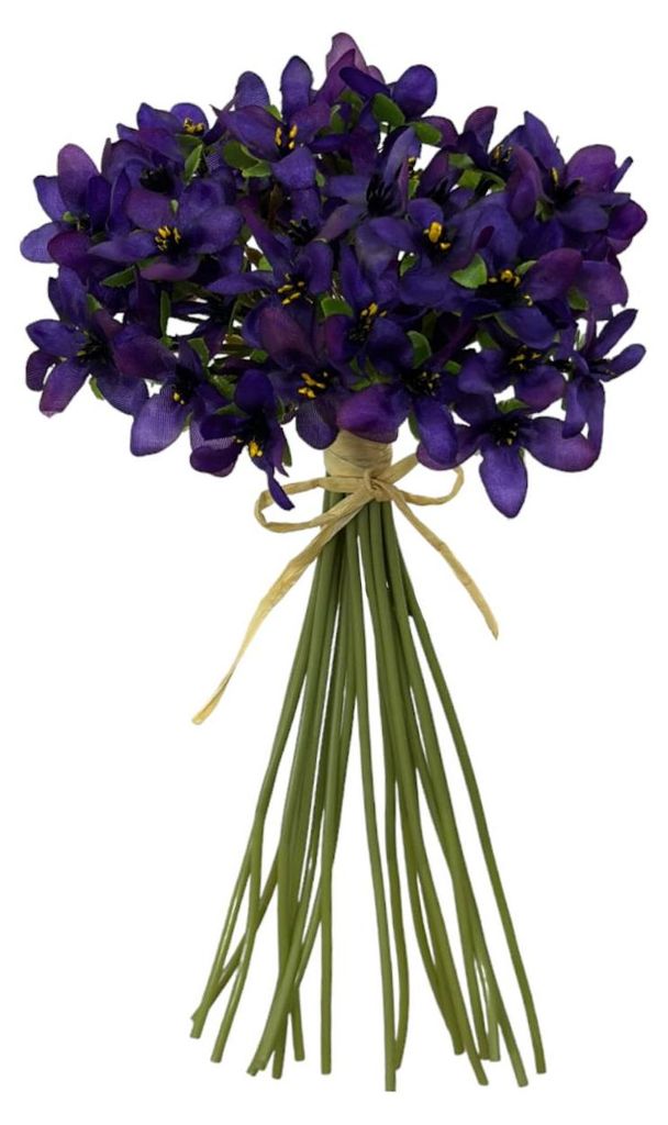 Künstlicher Veilchenbund ca. 24cm LILA