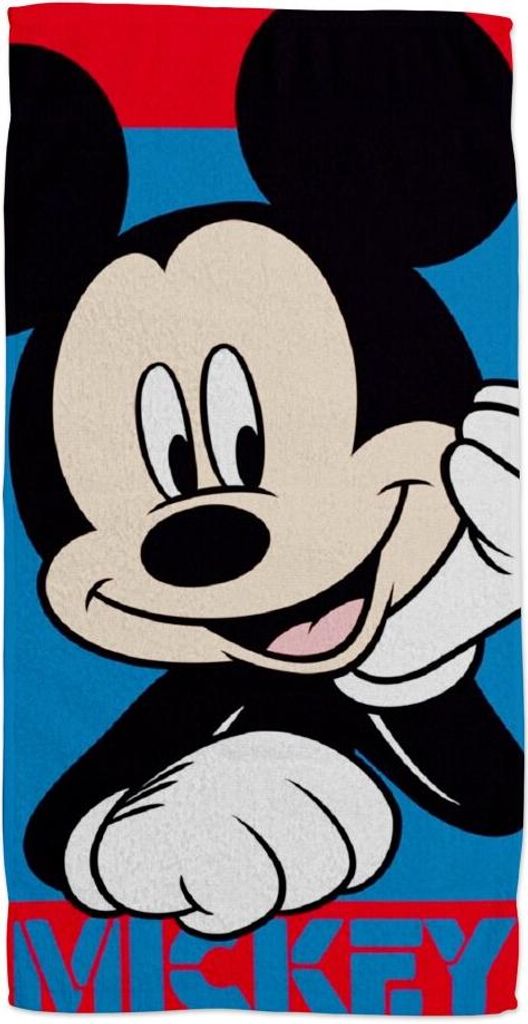 Disney Mickey Badehandtuch, Strandtuch 70x140cm (Fast Dry)