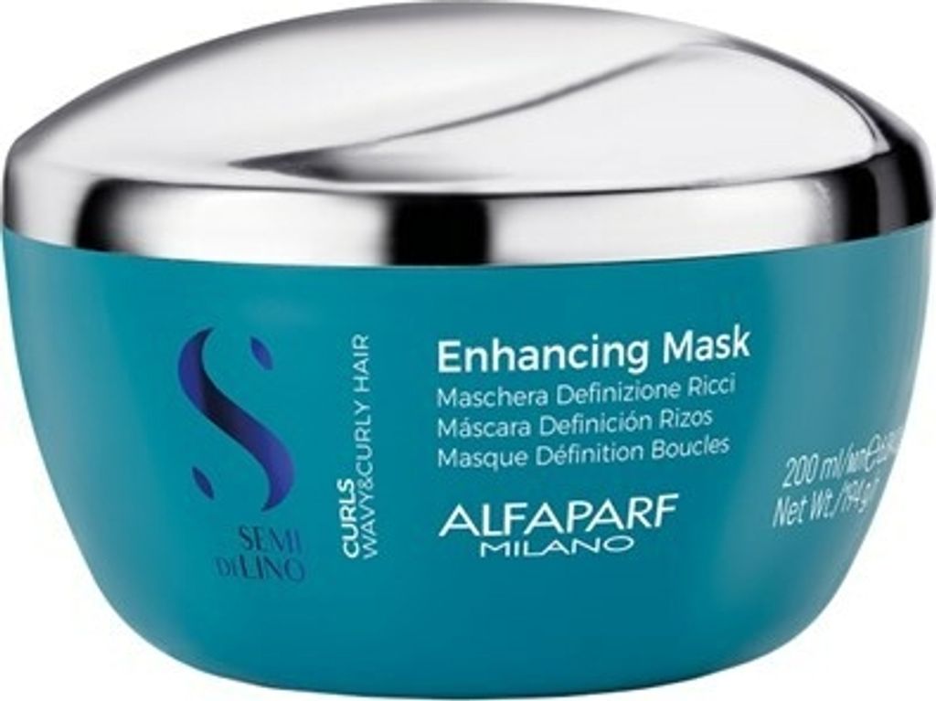 Alfaparf Semi Di Lino Curls Enhancing Masker 500ml Produktbild 2