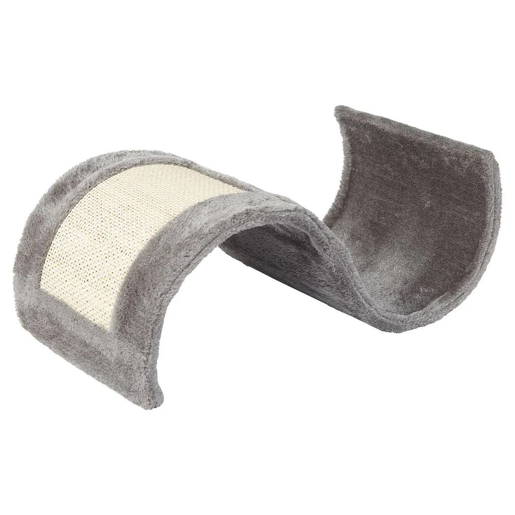 ZooRoyal Katzen Kratzwelle Grau 24 × 49 × 17 cm Kratzbrett Produktbild 