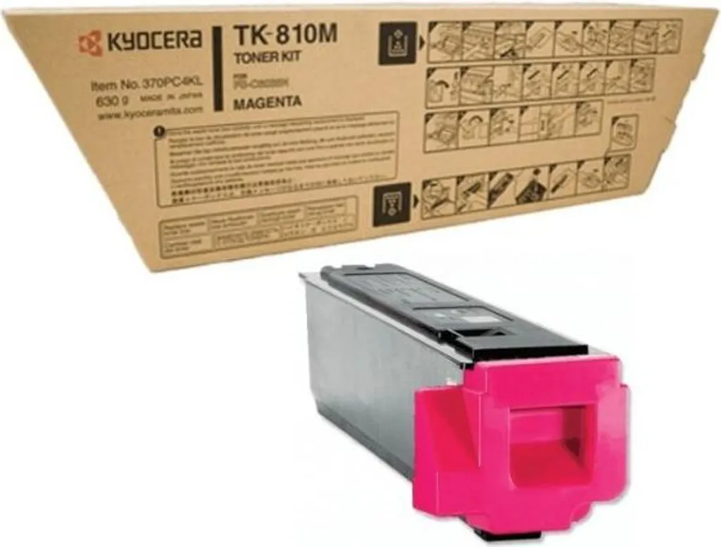 Toner Kyocera TK810M Magenta Original : Évitez les pannes et traces