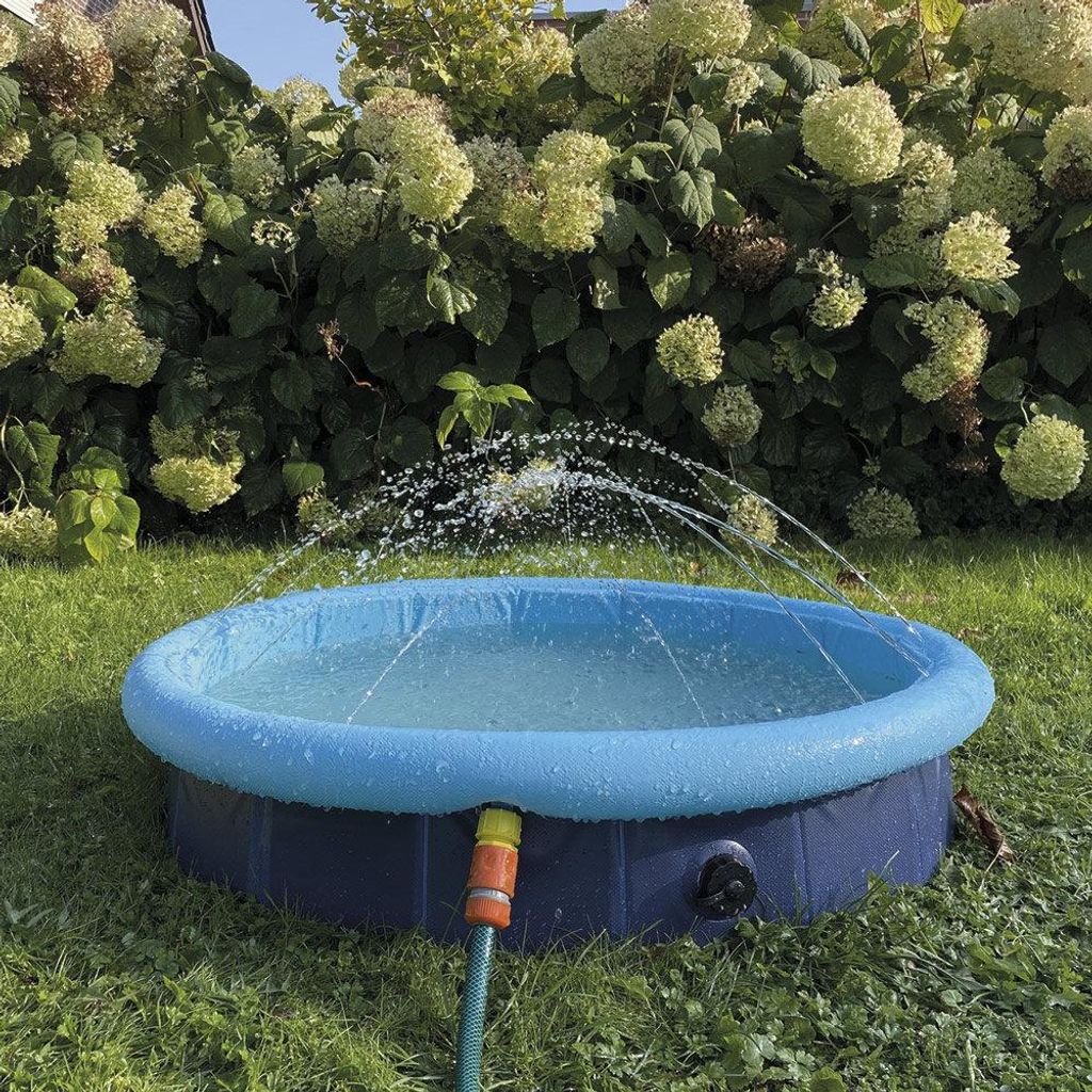 Nobby 62298, Aufblasbares Planschbecken für Haustiere, Rund, 1200 mm, 1200 mm, 350 mm