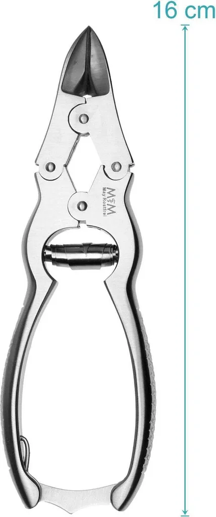 Kit pédicure professionnel pour ongles épais, set complet 6 pièces inox - 3