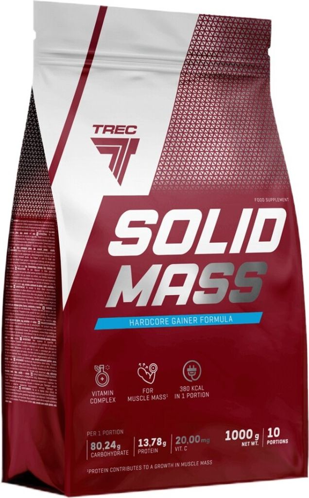Trec Nutrition | Solid Mass | Hardcore Gainer Formula Strawberry