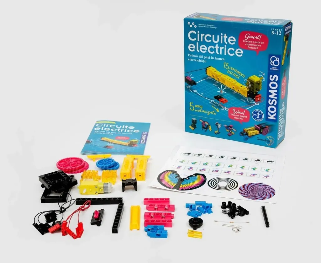 Kit STEM Circuits Électriques : 20 Expériences et 5 Modèles Motorisés