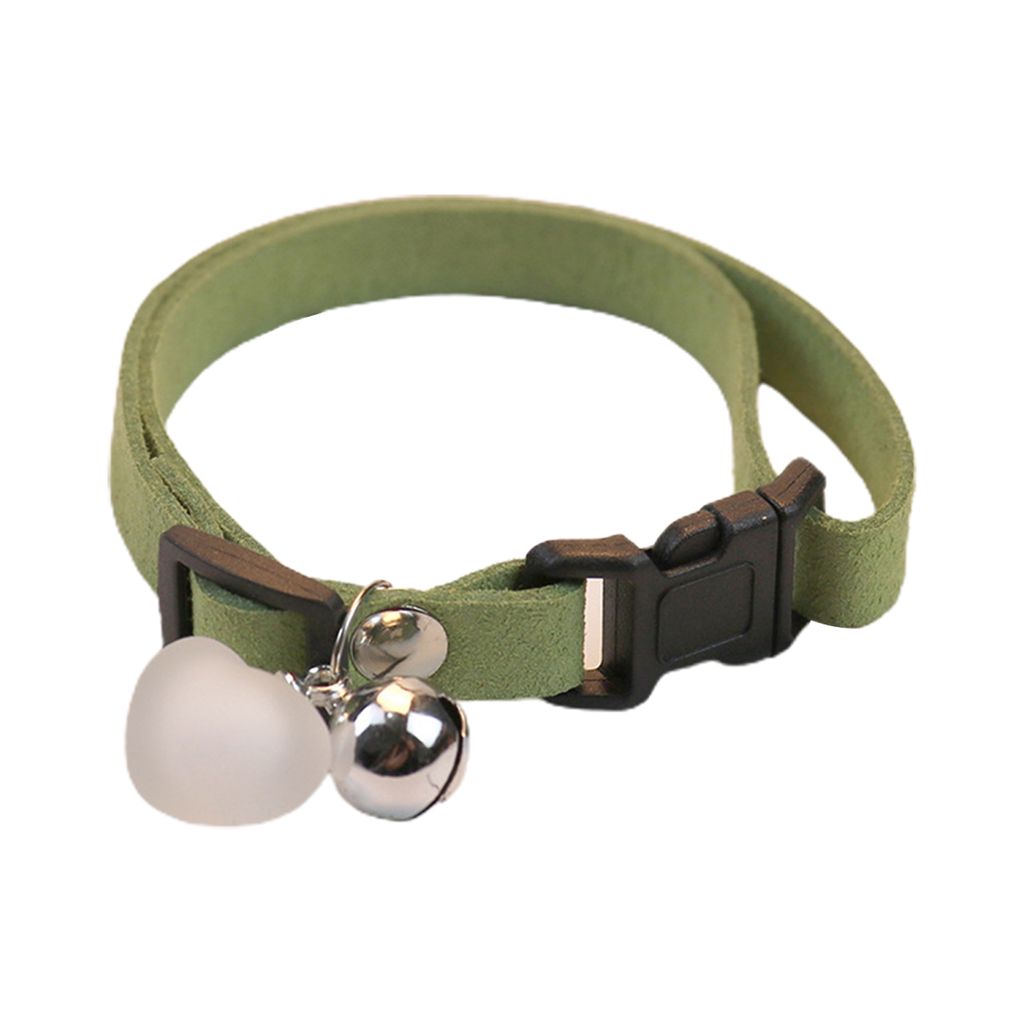 Hundehalsband mit Anti-Zug-Herzglocken-Anhänger, verstellbar, Einheitsgröße, Anti-Break-Halsdekoration, tragbare, hochfeste Schnalle, Haustier-T...