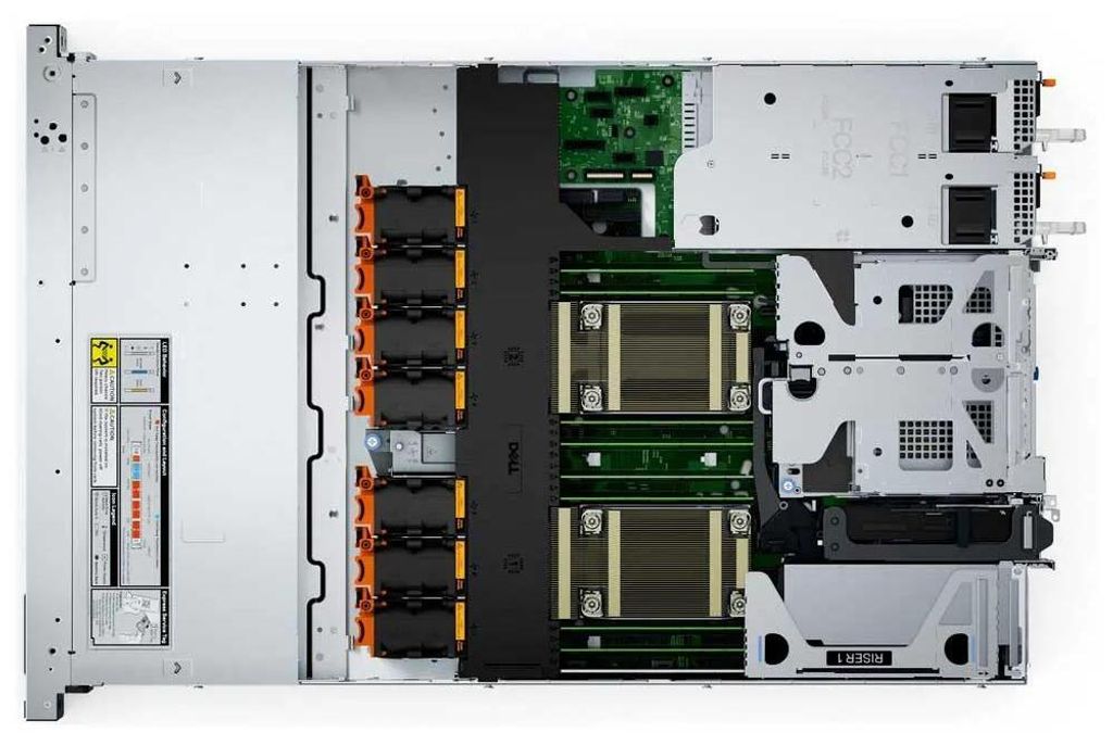 DELL PowerEdge R660XS, 2,4 GHz, 4510, 32 GB, DDR5-SDRAM, Zdjęcie produktu 
