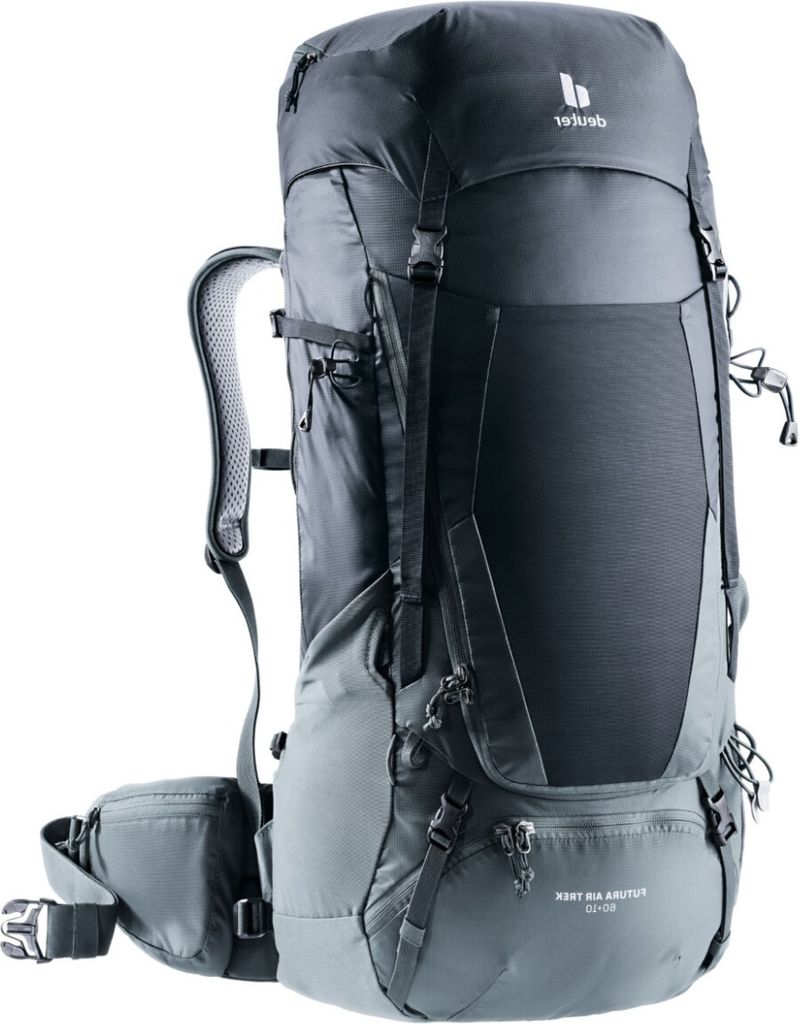 Deuter Futura Air Trek 60+10 Nero/Grafite Outdoorový batoh Immagine del prodotto 
