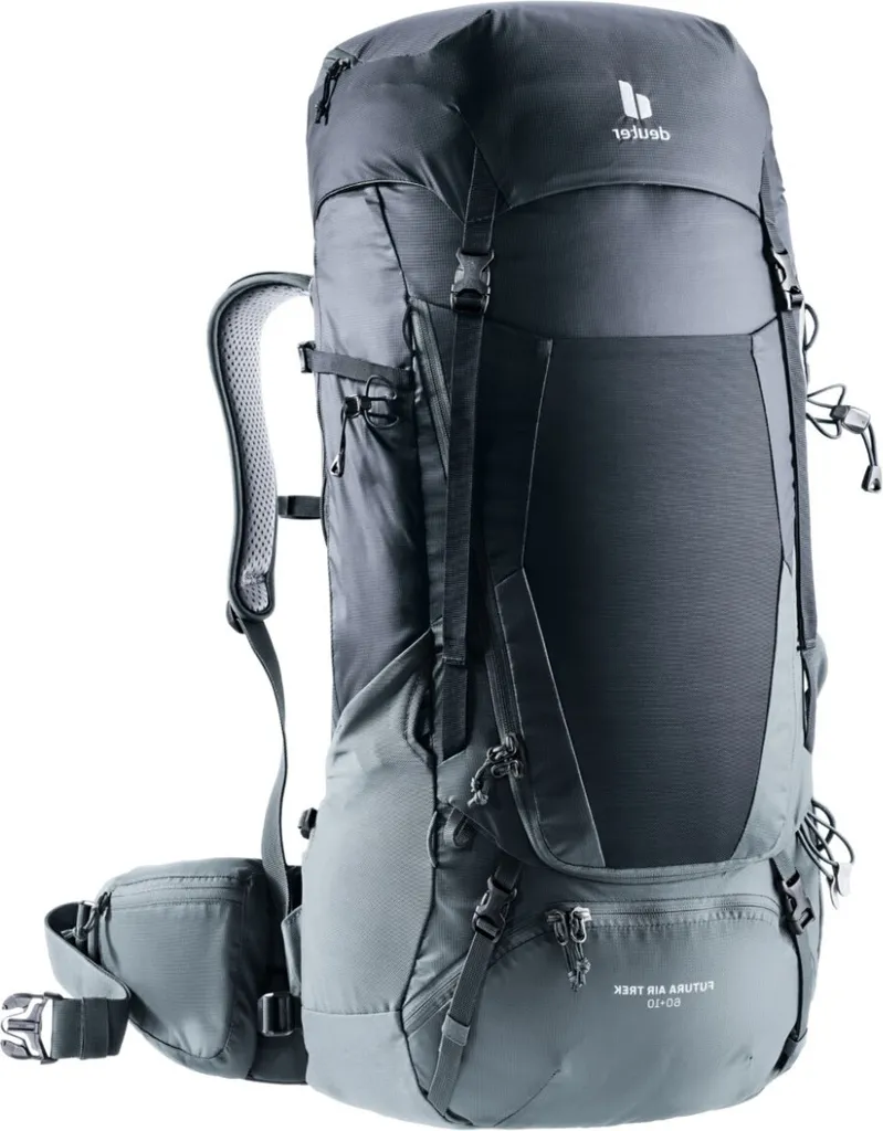 Sac Deuter Futura Air Trek 60 + 10 Noir - Dos filet tendu Aircomfort