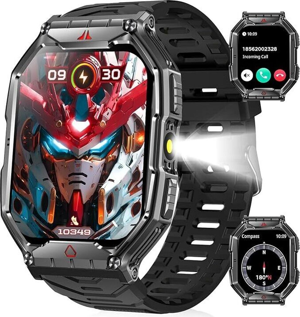 Smartwatch, 2.1''Smartwatch mit Telefonfunktion, Sportuhr Produktbild 