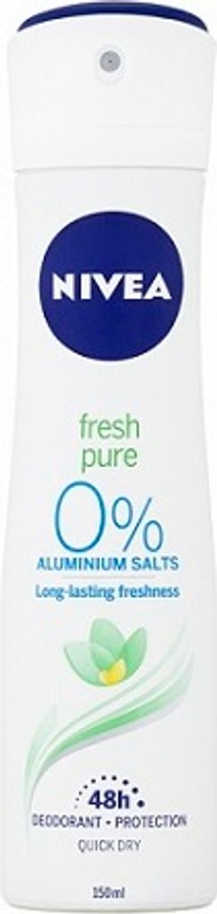 Nivea Fresh Pure 0% Aluminum Salts Spray Deodorant 150ml