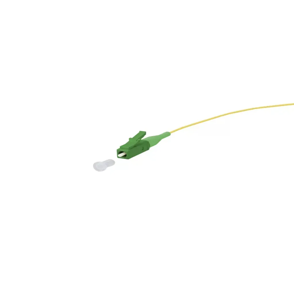 Fibre optique pigtail LC-APC 2 mètres monomode OS2 à faible perte APC